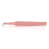 PINK-06 Pink 90 Degree Tweezer seerbeauty